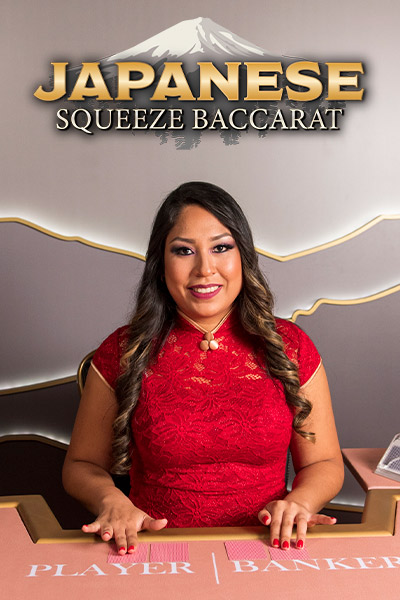 Japanese Squeeze Baccarat live game artwork