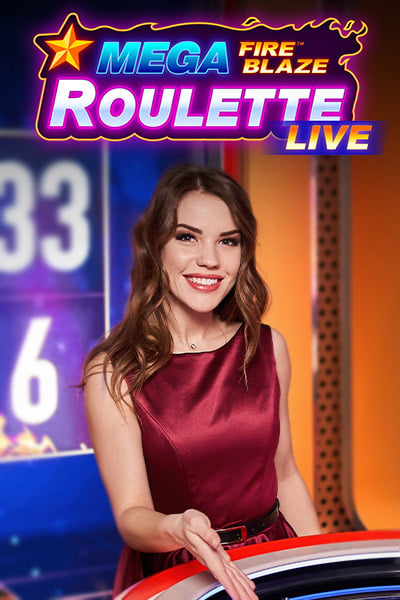 Mega Fire Blaze Roulette live game artwork