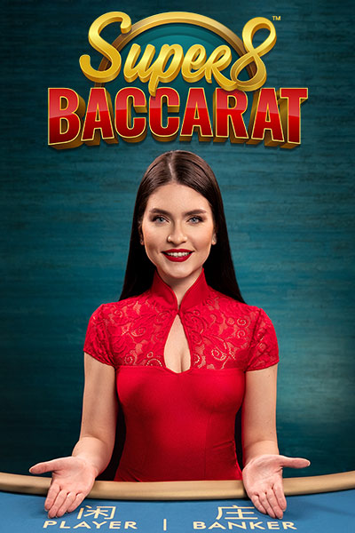 Super 8 Baccarat live game artwork